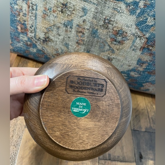 Woodbury's Wood Hand
Turned 6" Small Bowl with the top Made in Vermont - Picture 3 of 6